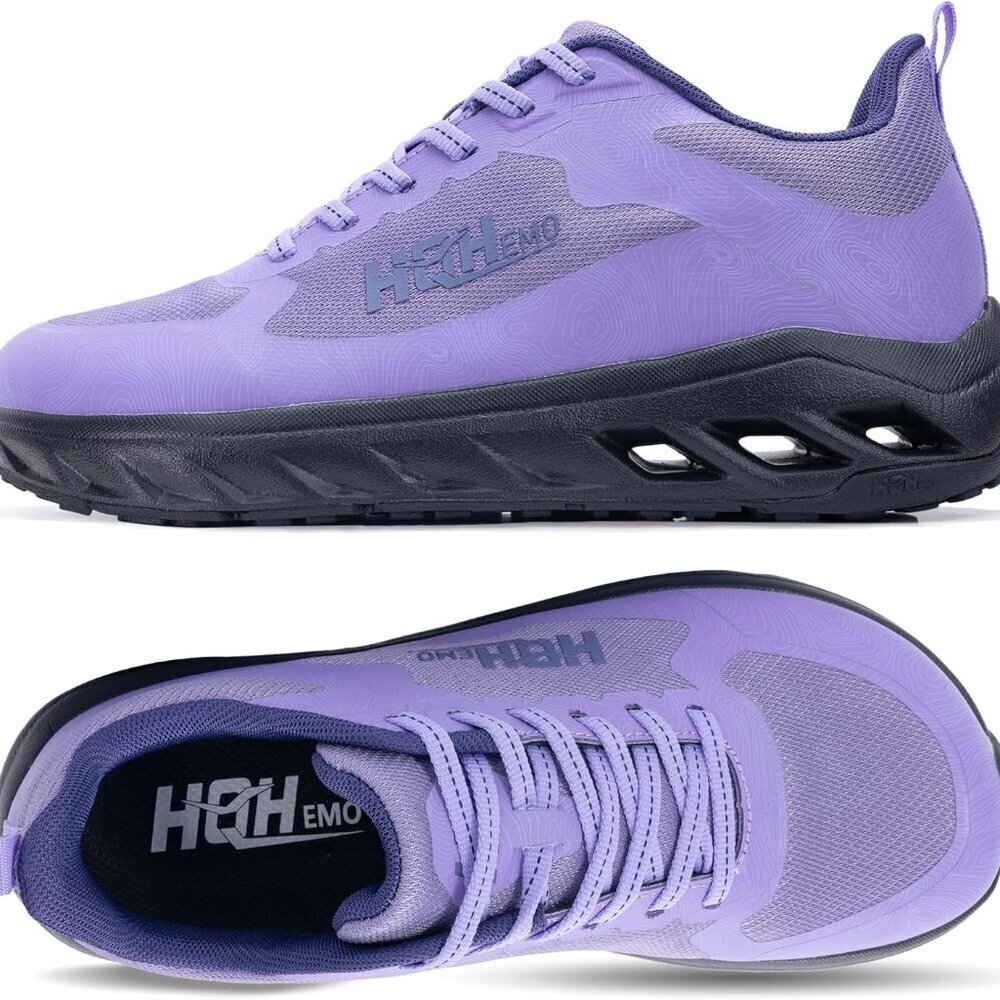 Women Wide Toe Box Walking Sneakers Zero Drop Tennis Shoes for Outdoor Sport
